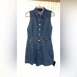 Lulu's Denim Romper NWT